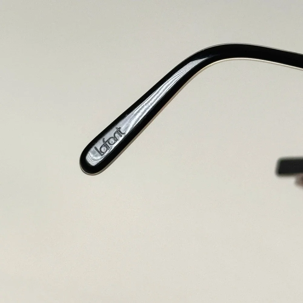 Jean Lafont Paris Bizarre 917 Eyeglasses Frame‎ Only 48-15-138 Black/Purple Oval